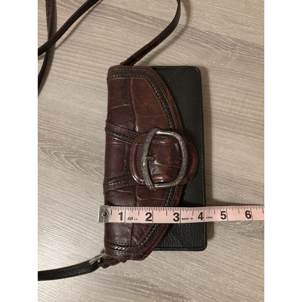 Brighton Crossbody Wallet Purse Bag Boho Festival Timeless Buckle Western Preppy - Picture 11 of 11
